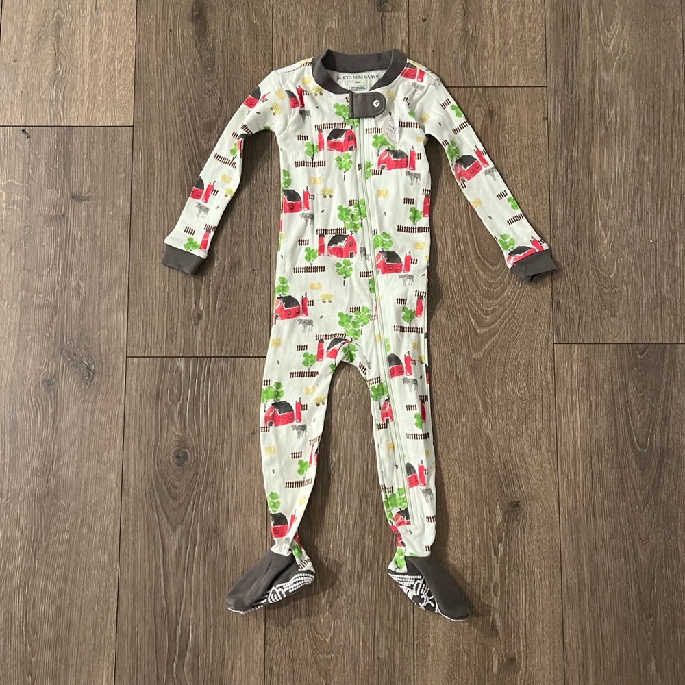 Burt’s Bee Zipper Pajamas